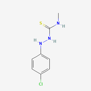 molecular formula C8H10ClN3S B12714823 1-(4-Chlorophenyl)-4-methylthiosemicarbazide CAS No. 27562-78-3