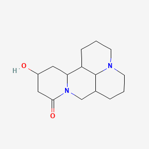 molecular formula C15H24N2O2 B12714842 13-Hydroxymatridin-15-one (13-alpha)- CAS No. 148409-26-1