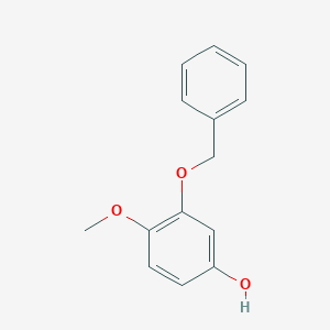 molecular formula C14H14O3 B127149 3-(苄氧基)-4-甲氧基苯酚 CAS No. 40914-19-0