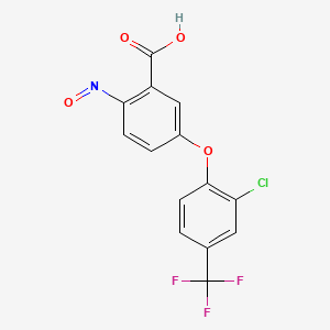 Benzoic acid, 5-(2-chloro-4-(trifluoromethyl)phenoxy)-2-nitroso-