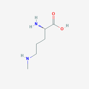 molecular formula C6H14N2O2 B12714928 n-Methylornithine CAS No. 3485-66-3