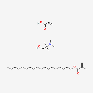 2-(Dimethylamino)-2-methylpropan-1-ol;octadecyl 2-methylprop-2-enoate;prop-2-enoic acid