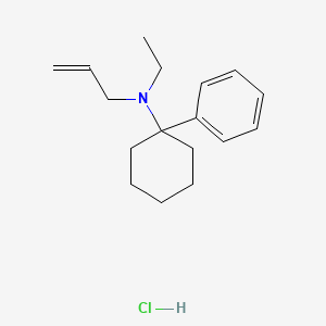 Cyclohexylamine, N-allyl-N-ethyl-1-phenyl-, hydrochloride