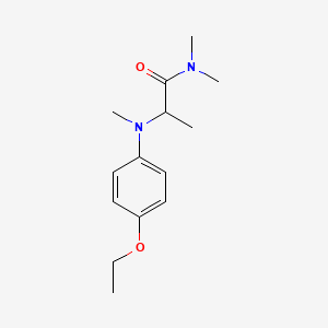 N,N-Dimethyl-2-(N-methyl-p-phenetidino)propionamide