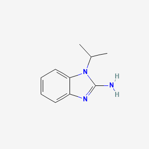 molecular formula C10H13N3 B1271522 2-Amino-1-isopropylbenzimidazole CAS No. 90871-47-9