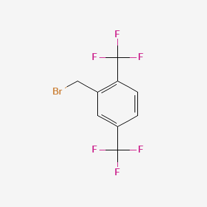 molecular formula C9H5BrF6 B1271523 2,5-Bis(trifluoromethyl)benzyl bromide CAS No. 302911-98-4