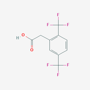 molecular formula C10H6F6O2 B1271524 2,5-Bis(trifluoromethyl)phenylacetic acid CAS No. 302912-02-3