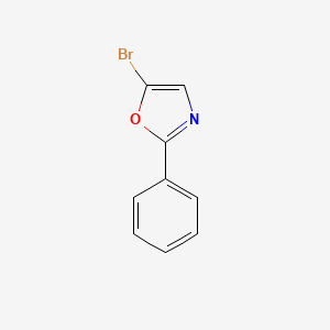 molecular formula C9H6BrNO B1271533 5-溴-2-苯基噁唑 CAS No. 92629-11-3