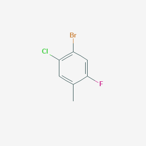 molecular formula C7H5BrClF B1271534 4-Bromo-5-chloro-2-fluorotoluene CAS No. 201849-17-4