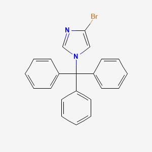 molecular formula C22H17BrN2 B1271536 4-溴-1-三苯甲基-1H-咪唑 CAS No. 87941-55-7