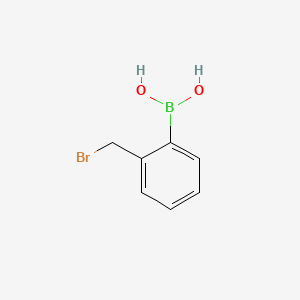 molecular formula C7H8BBrO2 B1271537 2-溴甲基苯硼酸 CAS No. 91983-14-1