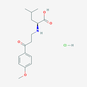 N-(3-(4-Methoxyphenyl)-3-oxopropyl)-L-leucine hydrochloride