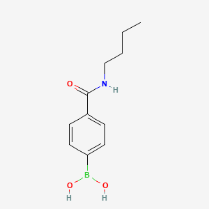 molecular formula C11H16BNO3 B1271548 4-(Butylaminocarbonyl)phenylboronic acid CAS No. 252663-48-2
