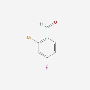 molecular formula C7H4BrFO B1271550 2-溴-4-氟苯甲醛 CAS No. 59142-68-6