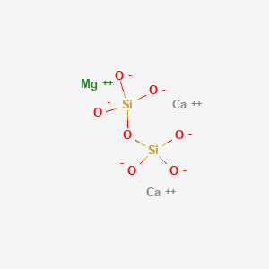 dicalcium;magnesium;trioxido(trioxidosilyloxy)silane