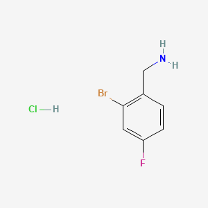 B1271554 2-Bromo-4-fluorobenzylamine hydrochloride CAS No. 289038-14-8