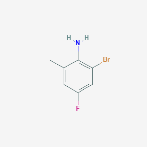 B1271559 2-Bromo-4-fluoro-6-methylaniline CAS No. 202865-77-8