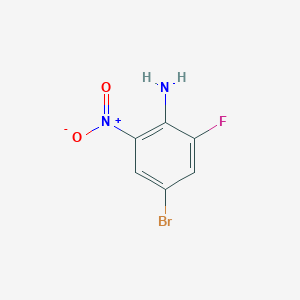 molecular formula C6H4BrFN2O2 B1271561 4-溴-2-氟-6-硝基苯胺 CAS No. 517920-70-6