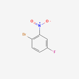 molecular formula C6H3BrFNO2 B1271562 1-Bromo-4-fluoro-2-nitrobenzene CAS No. 446-09-3