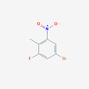B1271564 4-Bromo-2-fluoro-6-nitrotoluene CAS No. 502496-34-6