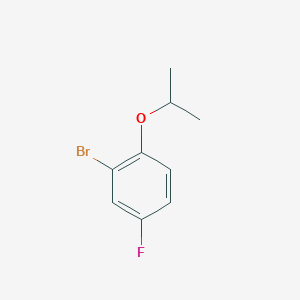 molecular formula C9H10BrFO B1271565 2-溴-4-氟-1-异丙氧基苯 CAS No. 202865-79-0
