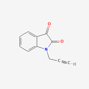 molecular formula C11H7NO2 B1271570 1-(2-丙炔基)-1H-吲哚-2,3-二酮 CAS No. 4290-87-3