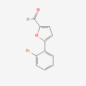 molecular formula C11H7BrO2 B1271587 5-(2-溴苯基)呋喃-2-甲醛 CAS No. 58110-57-9