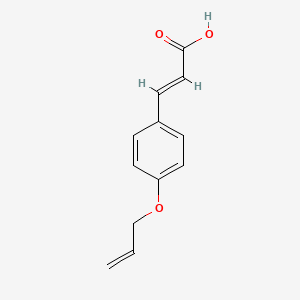 molecular formula C12H12O3 B1271594 (E)-3-(4-丙-2-烯氧基苯基)丙-2-烯酸 CAS No. 55379-99-2