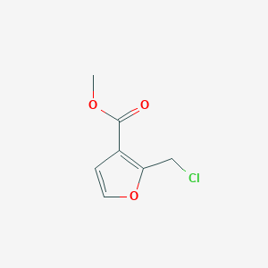molecular formula C7H7ClO3 B1271609 2-(氯甲基)-3-呋喃甲酸甲酯 CAS No. 53020-07-8