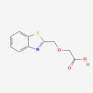 molecular formula C10H9NO3S B1271610 (1,3-苯并噻唑-2-基甲氧基)乙酸 CAS No. 99513-52-7