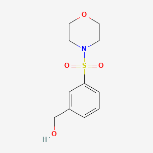 B1271619 [3-(Morpholin-4-ylsulfonyl)phenyl]methanol CAS No. 646071-55-8