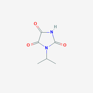 molecular formula C6H8N2O3 B1271625 1-Isopropylimidazolidine-2,4,5-trione CAS No. 40408-39-7