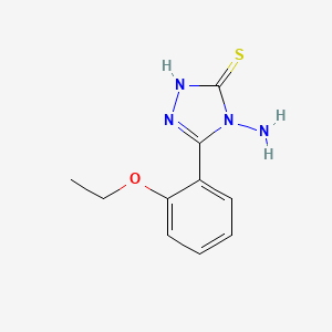 B1271651 4-amino-5-(2-ethoxyphenyl)-4H-1,2,4-triazole-3-thiol CAS No. 851879-31-7