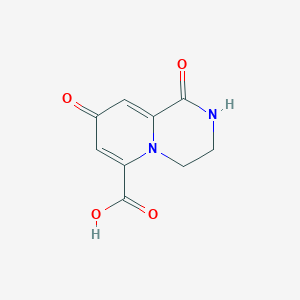 molecular formula C9H8N2O4 B1271674 1,8-二氧代-1,3,4,8-四氢-2H-吡啶并[1,2-a]吡嗪-6-羧酸 CAS No. 5368-42-3