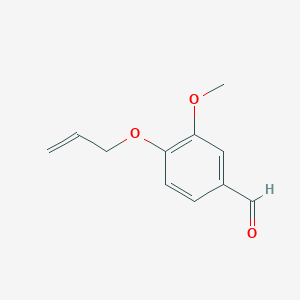 molecular formula C11H12O3 B1271678 4-(Allyloxy)-3-methoxybenzaldehyde CAS No. 22280-95-1