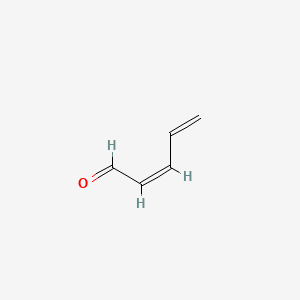 molecular formula C5H6O B12716791 2,4-Pentadienal CAS No. 37918-47-1