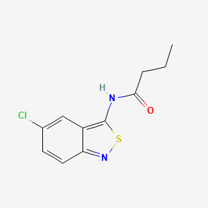 N-(5-Chloro-2,1-benzisothiazol-3-yl)butanamide