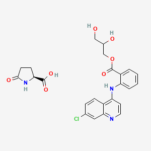 molecular formula C24H24ClN3O7 B12716877 Einecs 300-473-6 CAS No. 93940-74-0