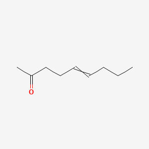 molecular formula C9H16O B12717071 5-Nonen-2-one CAS No. 27039-84-5