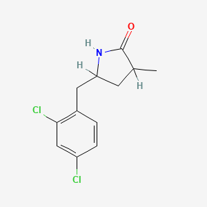 5-((2,4-Dichlorophenyl)methyl)-3-methyl-2-pyrrolidinone