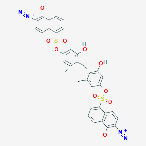 Methylenebis(3-hydroxy-5-methyl-4,1-phenylene) tetrakis(6-diazo-5,6-dihydro-5-oxonaphthalene-1-sulphonate)