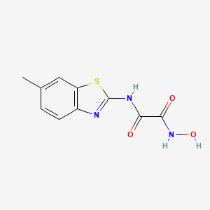 Ethanediamide, N-hydroxy-N'-(6-methyl-2-benzothiazolyl)-