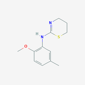 N-(2-methoxy-5-methylphenyl)-5,6-dihydro-4H-1,3-thiazin-2-amine