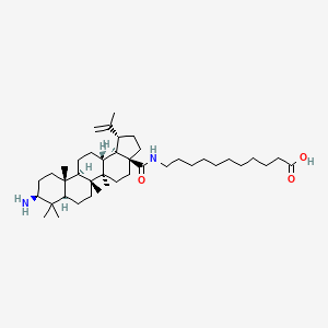 molecular formula C41H70N2O3 B12717634 N-Lup-20(29)-en-28-oyl)-11-aminoundecanoic acid CAS No. 173106-17-7