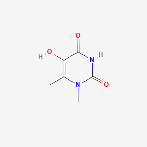 molecular formula C6H8N2O3 B12717635 5-Hydroxy-1,6-dimethyluracil CAS No. 159211-24-2