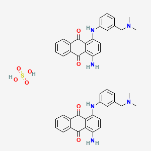 molecular formula C46H44N6O8S B12717823 Einecs 281-565-2 CAS No. 83968-85-8