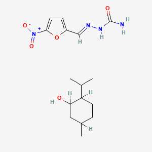 molecular formula C16H26N4O5 B12717994 Camphomen CAS No. 62476-74-8