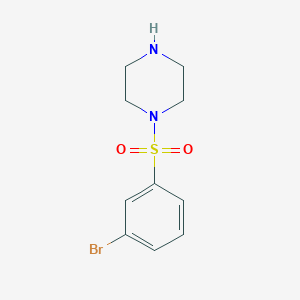 molecular formula C10H13BrN2O2S B1271802 1-(3-溴苯磺酰)哌嗪 CAS No. 179051-77-5