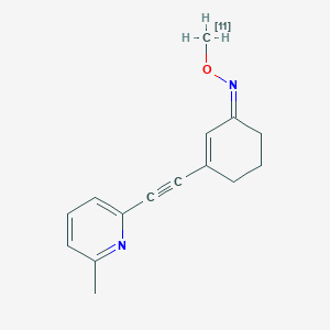 molecular formula C15H16N2O B12718167 ABP-688 C-11 Z-isomer CAS No. 1632324-71-0