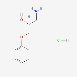molecular formula C9H14ClNO2 B1271855 1-氨基-3-苯氧基丙烷-2-醇盐酸盐 CAS No. 4287-20-1